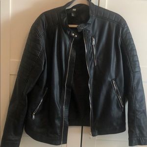 Faux leather jacket